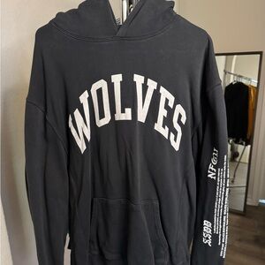 Large (L) - Darc Sport Hoodie Black/White Wolves Samurai NFGU SSDD (#425/1000)